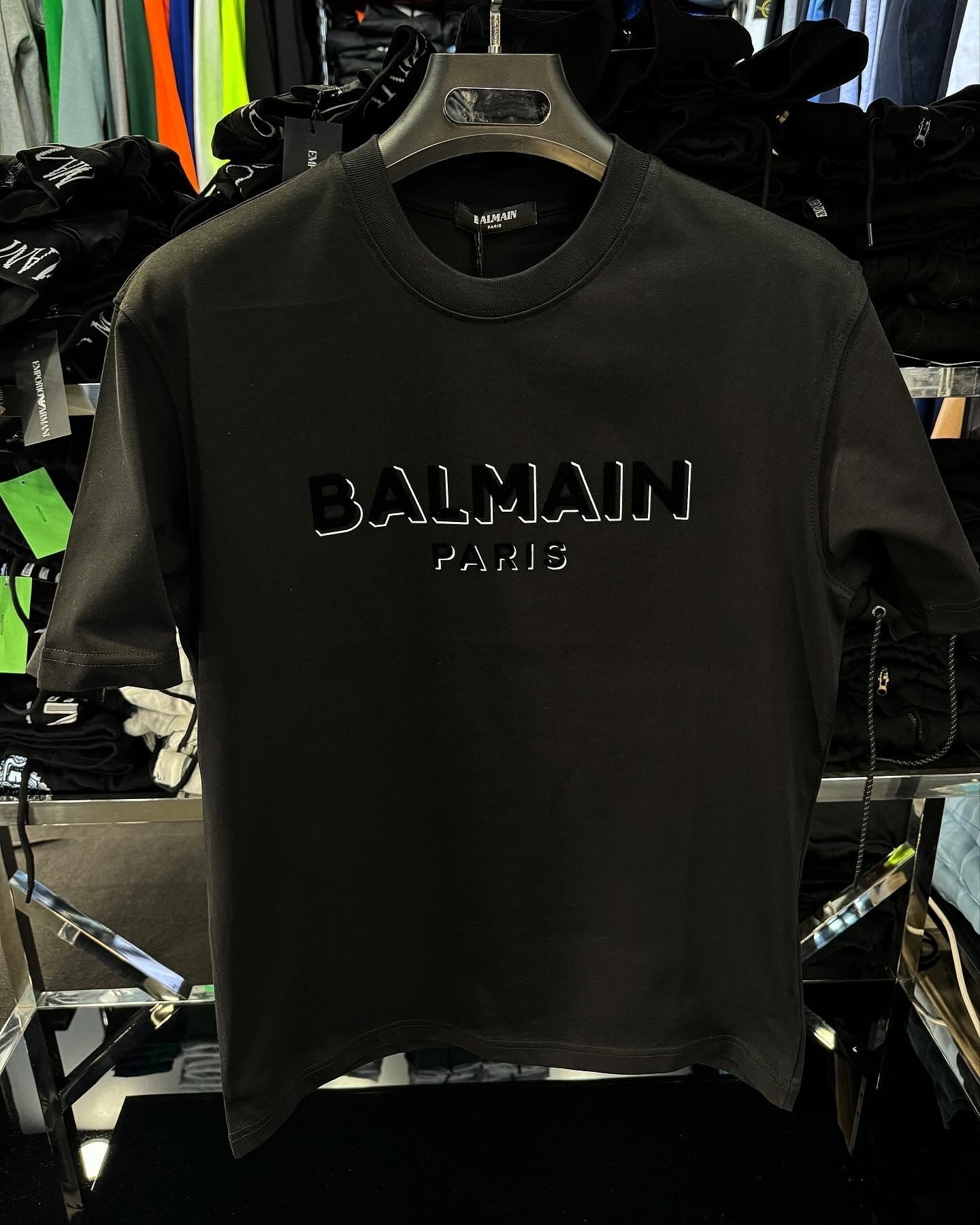 Balmain T-Shirt Black 2024