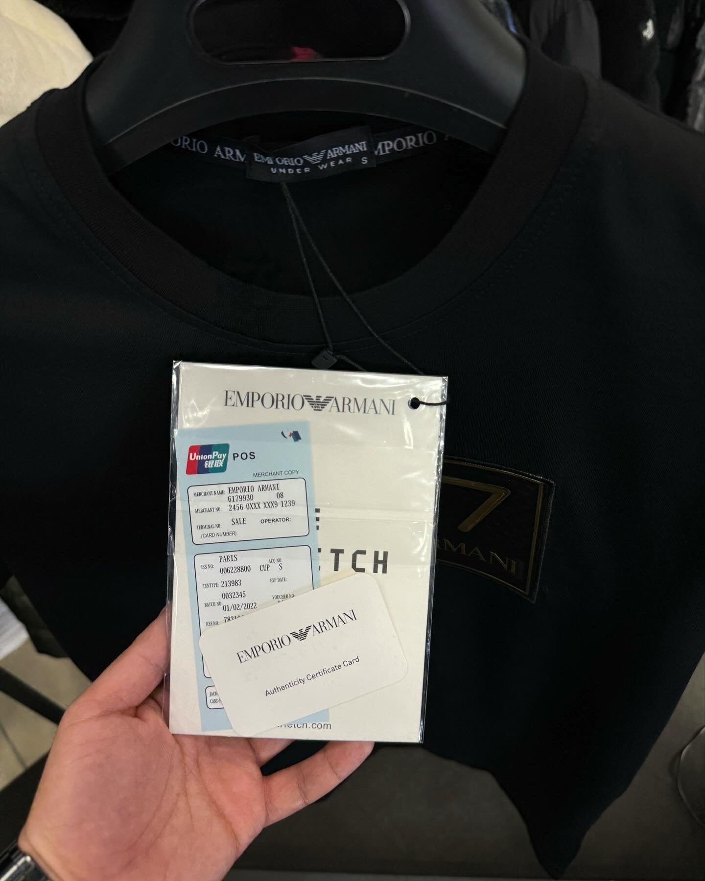 EMPORIO ARMANI EA7 T-Shirt Black