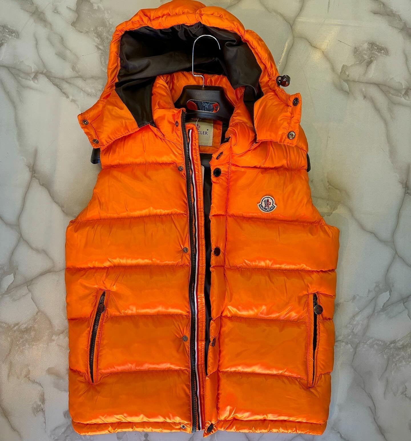 Moncler Αμανικο Μπουφάν Πορτοκαλί 2024
