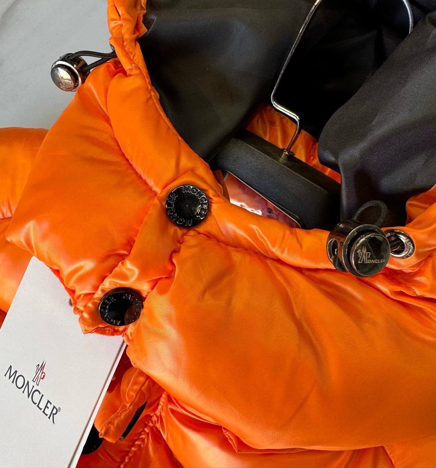 Moncler Αμανικο Μπουφάν Πορτοκαλί 2024