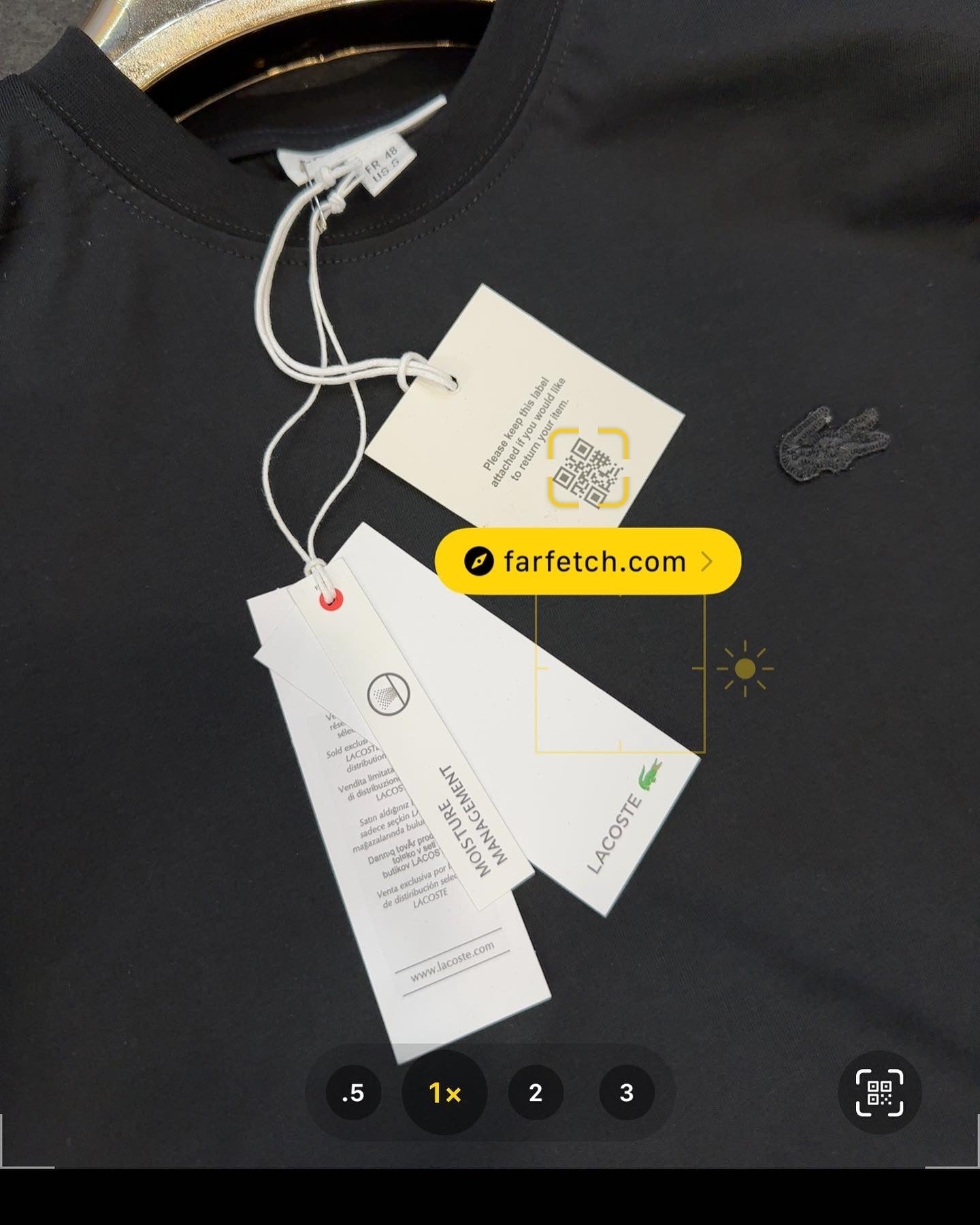 Lacoste Black DS T-Shirt