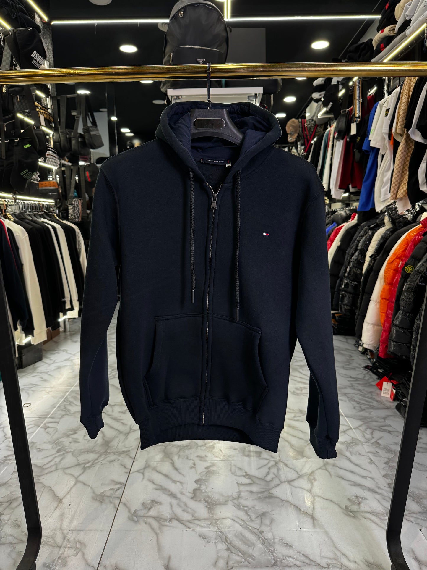 TOMMY HILFIGER ZAKETA ΜΠΛΕ ΣΚΟΥΡΟ