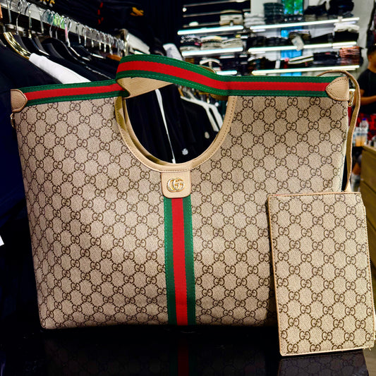WOMEN BAGS - Gucci Giglio GG Canvas Tote