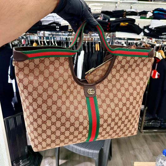 WOMEN BAGS - Gucci Giglio GG Canvas Tote