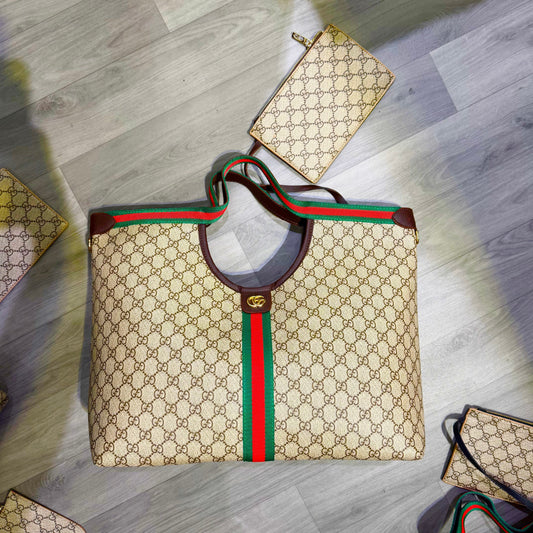 WOMEN BAGS - Gucci Giglio GG Canvas Tote