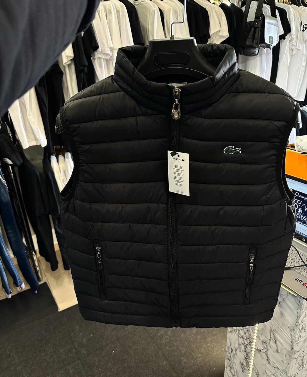 LACOSTE - ΑΜΑΝΙΚΟ ΜΠΟΥΦΑΝ