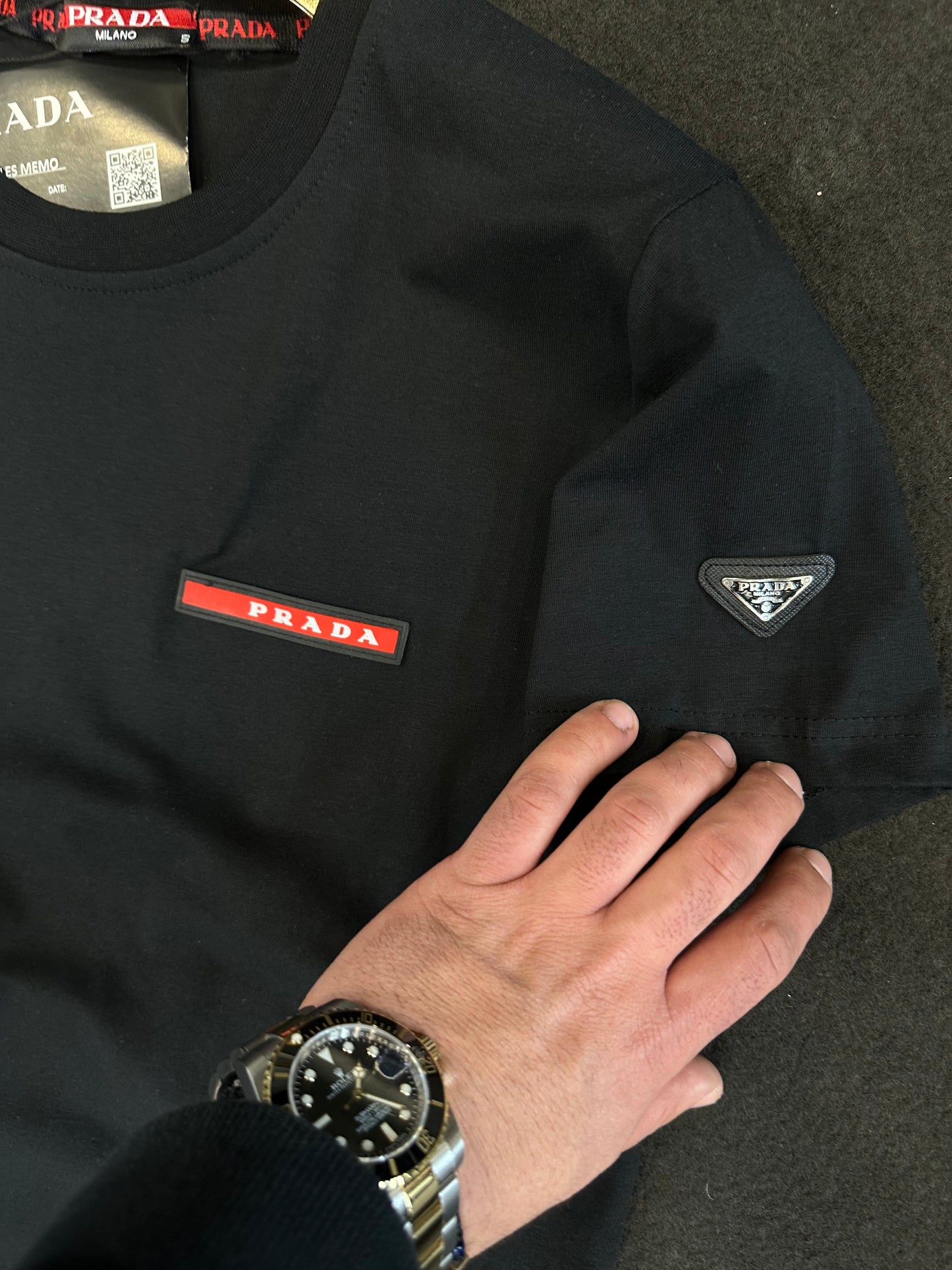 Prada T-Shirt Black Offers
